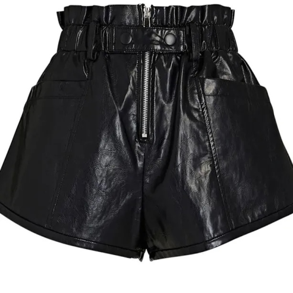 Sea New York, Vegan Leather Shorts